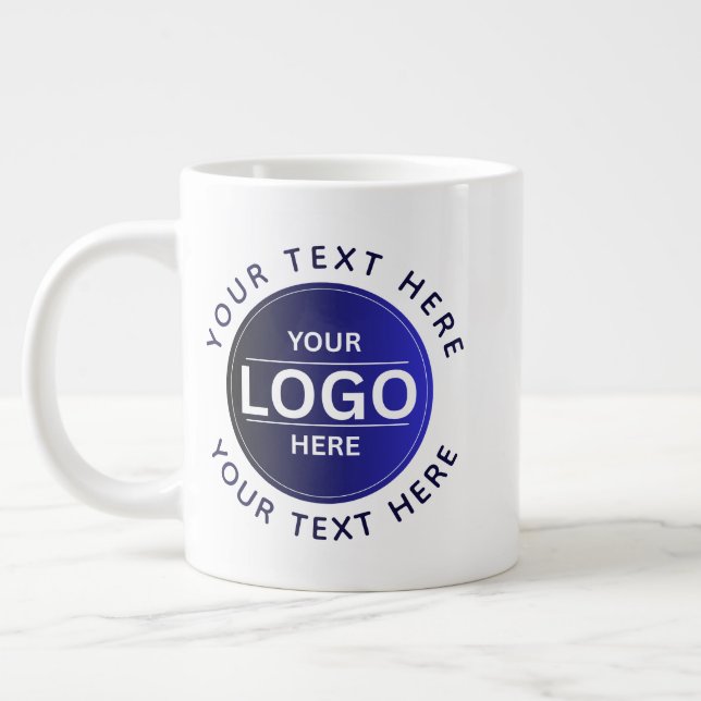 Grande Tasse Custom Business Brand Logo (Gauche)