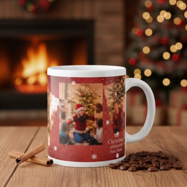 Grande Tasse Custom Family Picture Gift for Christmas and Winte (Créateur téléchargé)