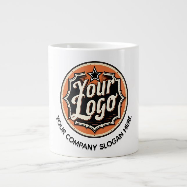 Grande Tasse Custom Logo and Text Business (Devant)