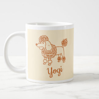 Grande Tasse Custom Name Poodle Ornament – Handdrawn Dog Gift