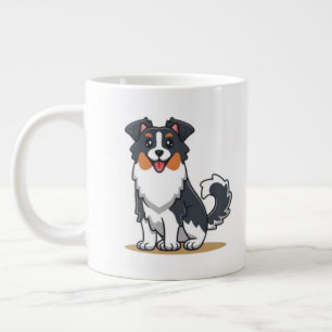 Grande Tasse Cute Australian Shepherd-23145