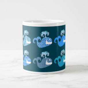 Grande Tasse Cute baleines Motif 2