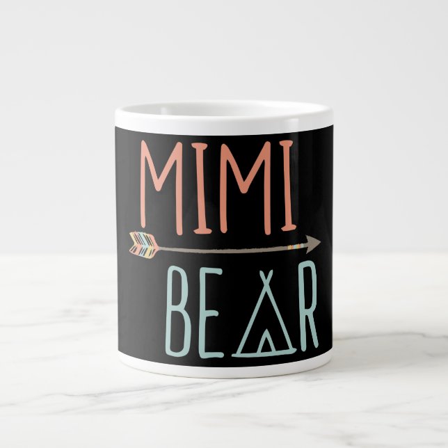 Grande Tasse Cute Faire-part Ours Mimi (Devant)