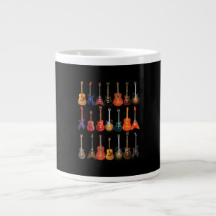 Grande Tasse Cute Guitar Rock and Roll Musical Instruments
