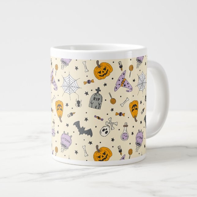 Grande Tasse Cute Motif Halloween (Devant droit)
