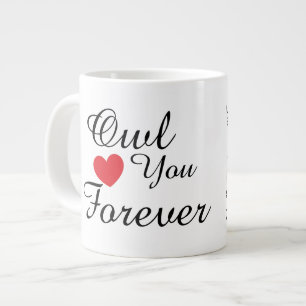Grande Tasse Cute Owl Love You Forever Coffee Meme