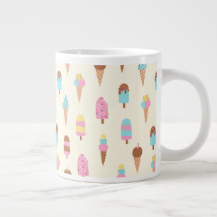 Grande Tasse Cute Pastel Motif de crème glacée