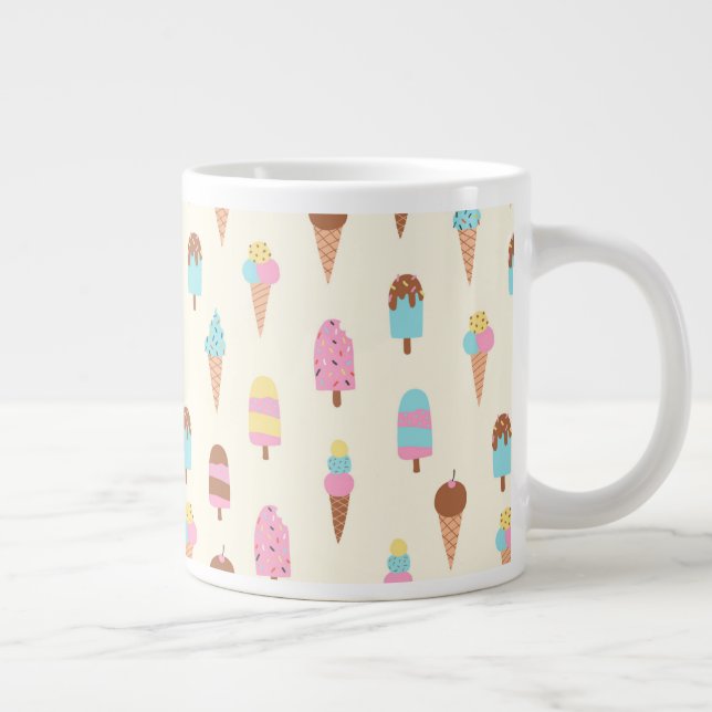 Grande Tasse Cute Pastel Motif de crème glacée (Droite)