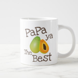 Grande Tasse Cute Punny Papaya Le Meilleur Jeu De Fruits Drôle
