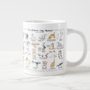 Grande Tasse Cute yogi chats bonbot de café
