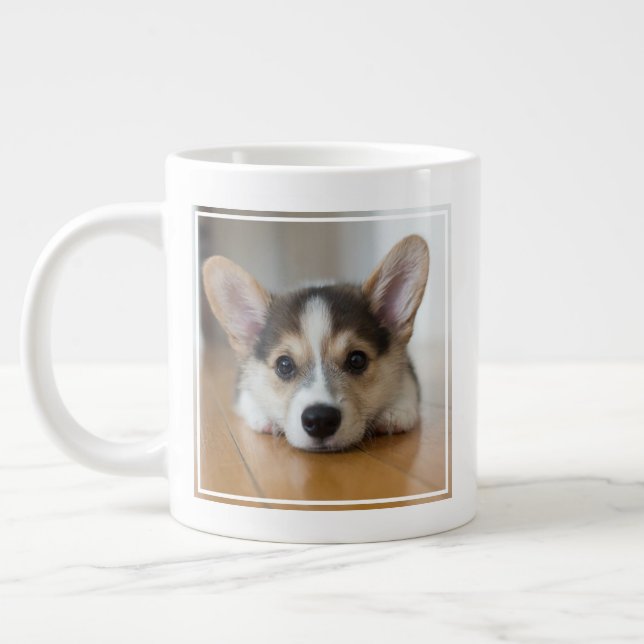 Grande Tasse Cutest Baby Animals | Corgi Puppy Looking (Gauche)