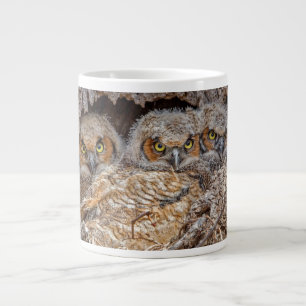 Grande Tasse Cutest Baby Animals Great Horned Chicks