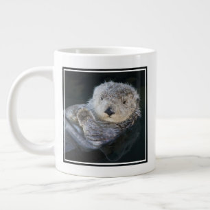 Grande Tasse Cutest Baby Animals Sea Otter Floating