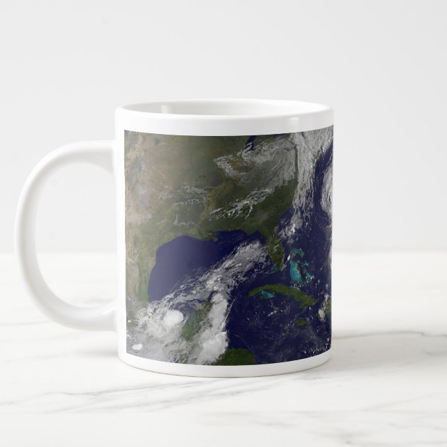 Grande Tasse Cyclones Tropicaux Katia, Lee, Maria Et Nate. (Gauche)