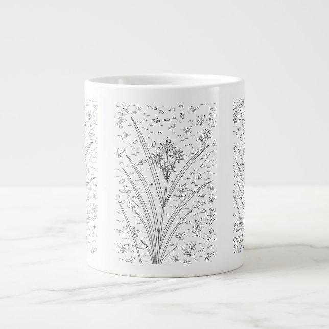 Grande Tasse Cyperus esculentus - Nutsedge jaune (Devant)