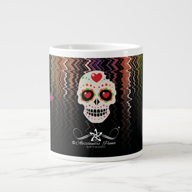 Grande Tasse D.D.L.M. Calavera (Devant)