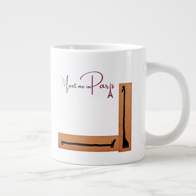 Grande Tasse Dachshund Et Giraffe (Droite)