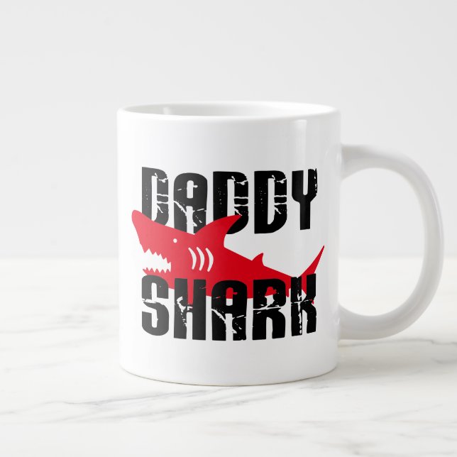 Grande Tasse Daddy Shark Worn Graphic (Droite)