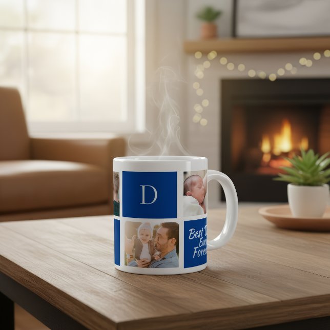 Grande Tasse Dad's Collage photo, Capturing Precious Moment (Créateur téléchargé)