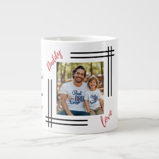 Grande Tasse Dady Love, Love you Dad, Best papa ever, photo col