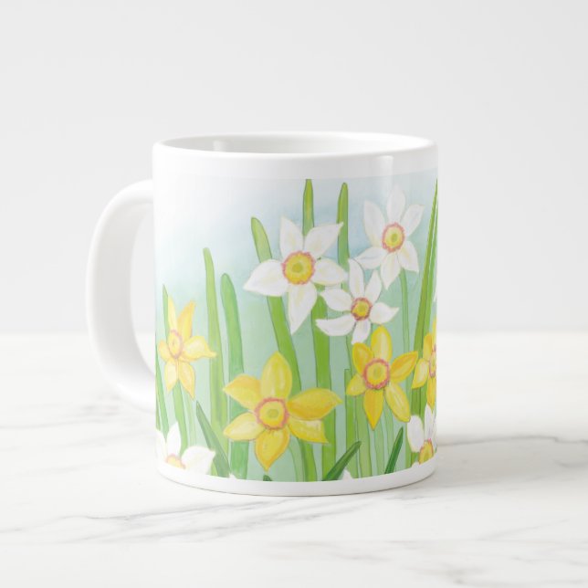 Grande Tasse Daffodiques de printemps (Devant gauche)