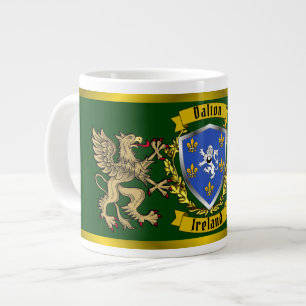 Grande Tasse Dalton Irish Shield & Griffins