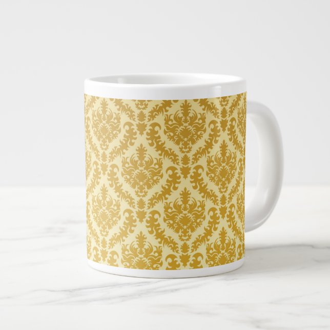 Grande Tasse Damas d'or (Devant droit)