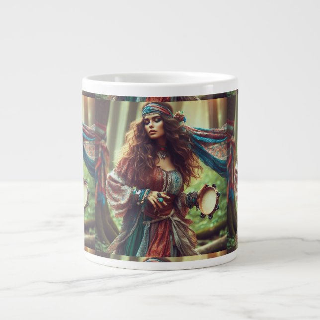 GRANDE TASSE DANSANT TSIGANE  (Devant)