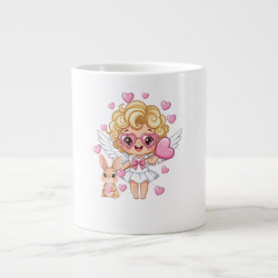 Grande Tasse Danse de Cupidon et Lapin