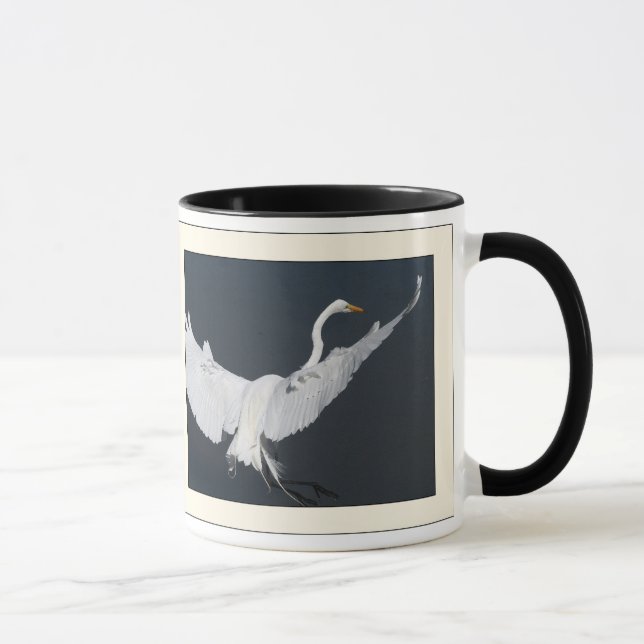 Grande tasse d'atterrissage de héron (Droite)