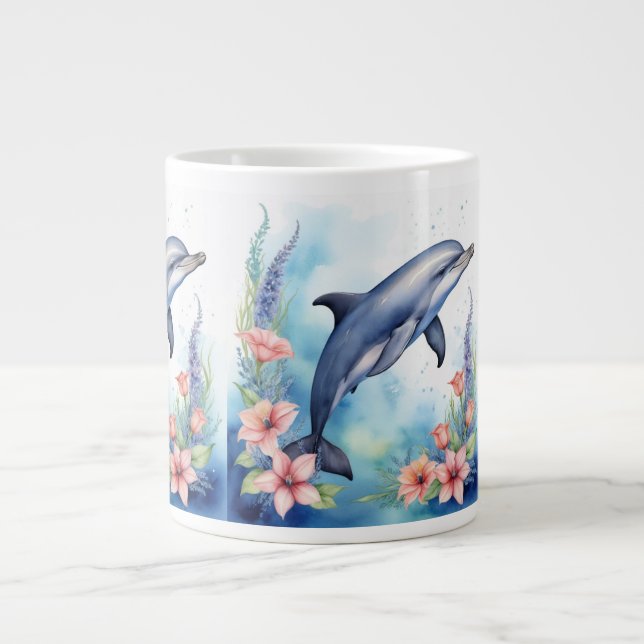 Grande Tasse Dauphin de mer (Devant)