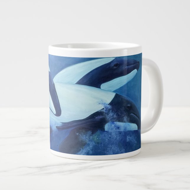 Grande Tasse Dauphins de Commerson (Devant droit)