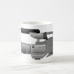 Grande tasse de caméra vidéo
