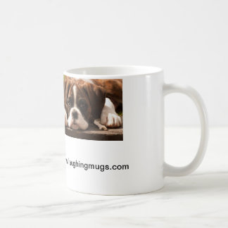 Grande tasse de chiot de boxeur