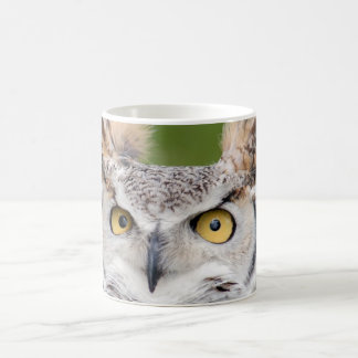 Grande tasse de hibou à cornes