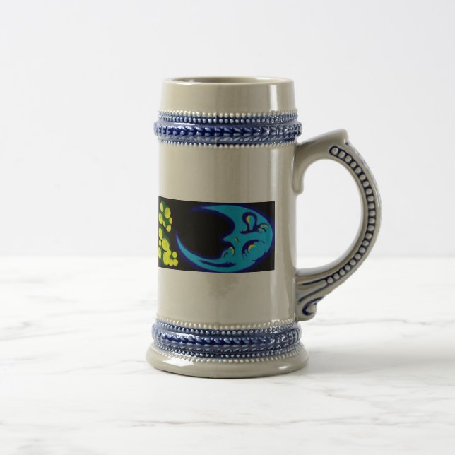 Grande tasse de lune bleue (Droite)