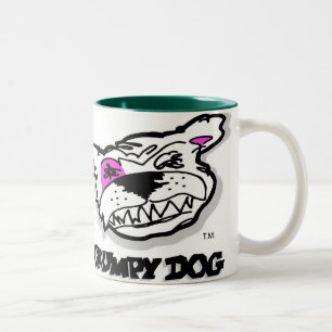 Grande tasse de poignée de chien grincheux pour