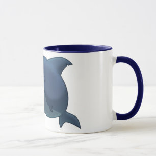 Grande tasse de requin blanc