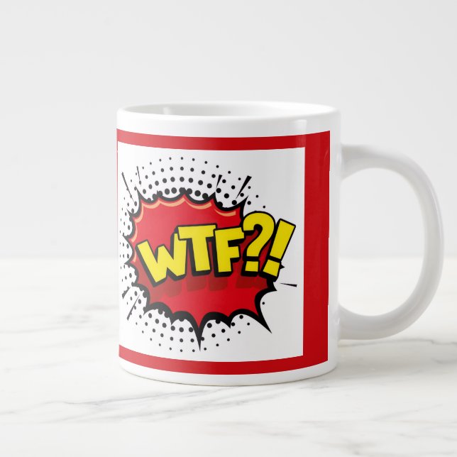 Grande Tasse Déclaration sarcastique et drôle sur la réalité (Droite)