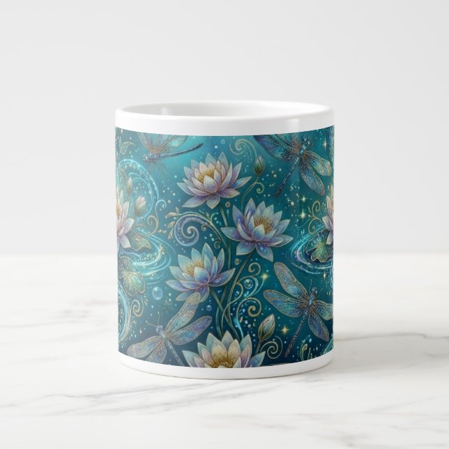 Grande Tasse decore de schimeria (Devant)