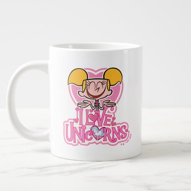 Grande Tasse Dee Dee - I Love Unicorns (Gauche)