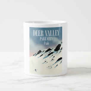 Grande Tasse Deer Valley, Park City, Utah, affiche de ski