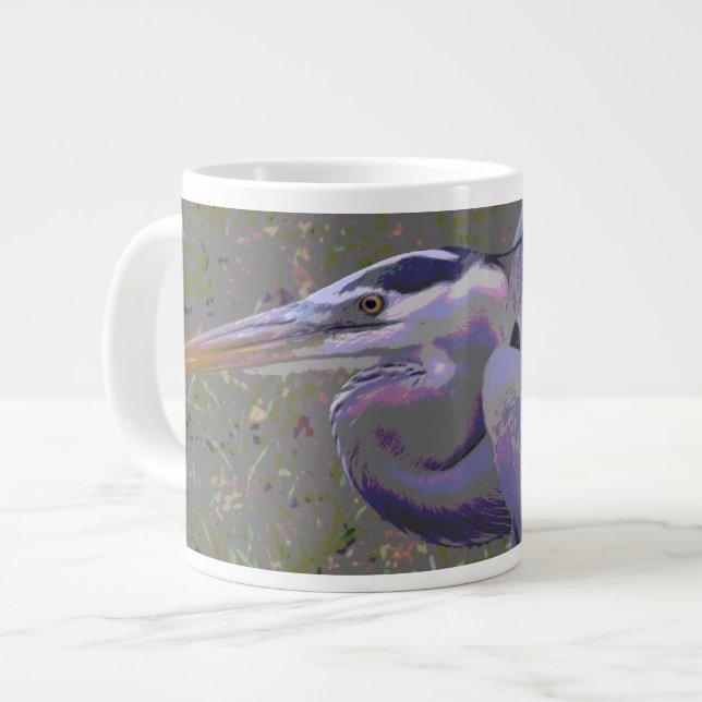 Grande Tasse Défi Great Blue Heron (Devant gauche)