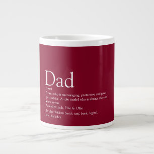 Grande Tasse Définition de papa cool moderne Bourgogne