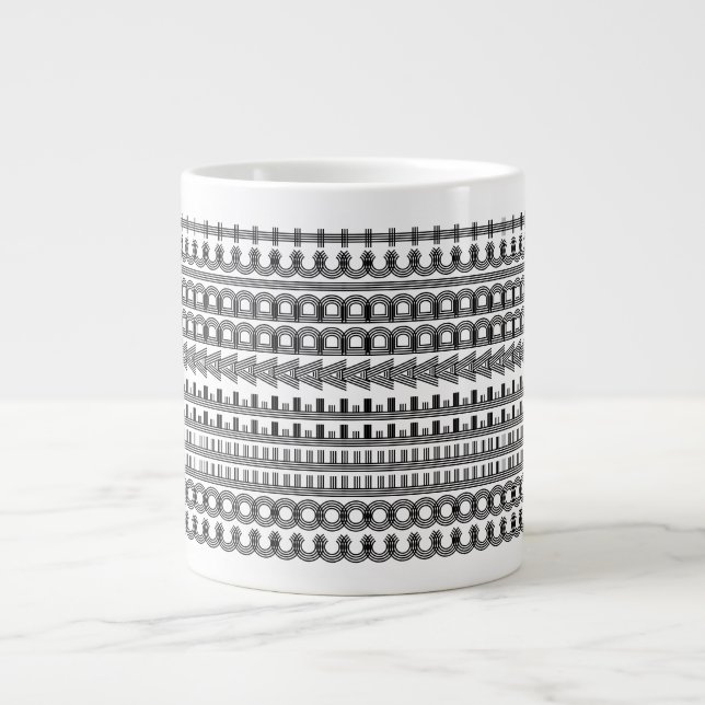 Grande Tasse Dépendant au Café Message Caché Drôle 111B (Devant)