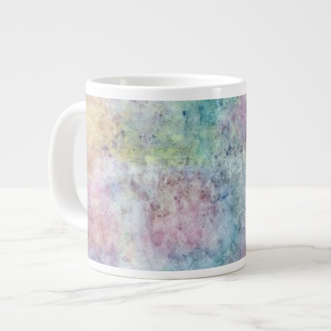 Grande Tasse Dessin libre abstrait à l'aquarelle (Devant gauche)