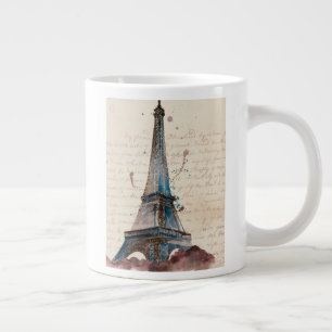 Grande Tasse Destinations   Lettres De La Tour Eiffel