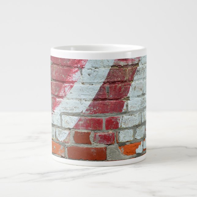 Grande Tasse Détails de la publicité sur les murs de briques, C (Devant)