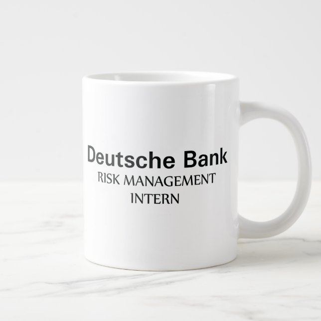 Grande Tasse Deutsche Bank Risk Management stagiaire (Droite)