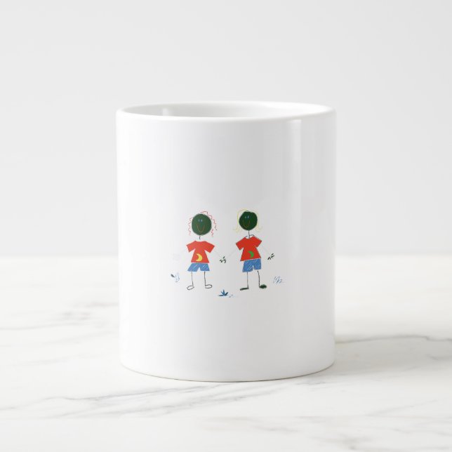 GRANDE TASSE DEUX CHIFFRES DE STICK. (Devant)